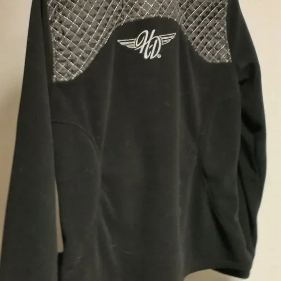 Harley Davidson Zip Up Fleece Jacket - Picture 2 of 4